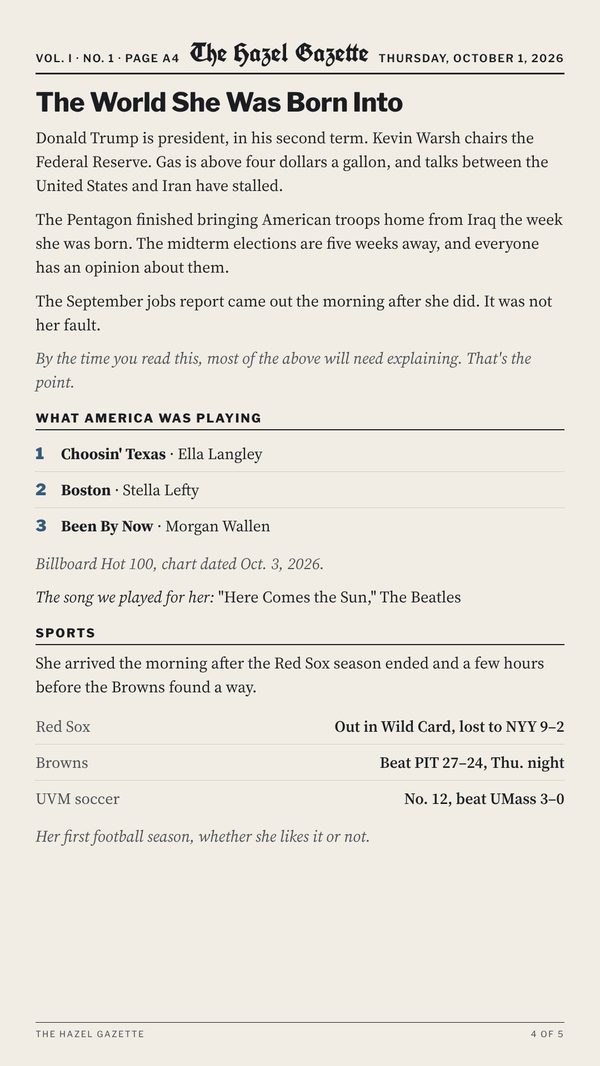 Phone card 4: the world she was born into, the Hot 100 and sports